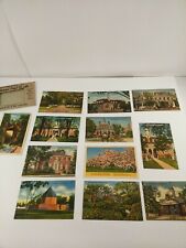 Vintage Williamsburg, VA Pictorial Post Card Lot - TICHNOR picture