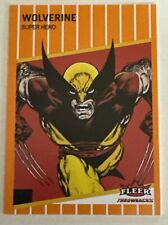 2023 Fleer Throwbacks '89 Marvel Edition Orange 043/489 Wolverine #4 picture