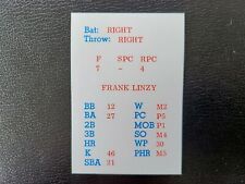 Frank Linzy 1970 Big League Manager Baseball Card San Francisco Giants picture