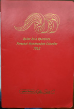1965 Chicago Roller Skate Co Roller Rink Operators Personal Memorandum Calendar picture
