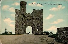 Bancroft Heights Tower, Worcester, Massachusetts MA 1911 Postcard picture