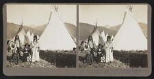 Chief Charlot and family, Flathead Reserve c1900 Old Photo picture