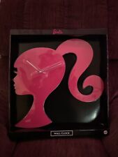 Barbie Wall Clock Silhouette Pink Hanging Clock 18