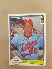 Johnny Podres 566 Donruss 1982 Autograph Photo SPORTS signed Baseball card MLB picture