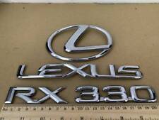 Toyota Lexus Genuine Emblem Set Rx330 Xu30 2Nd Generation Harrier picture
