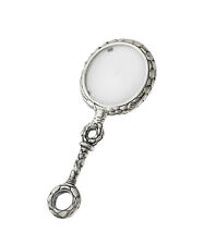 Victorian Magnifier Pendant - 925 Sterling Silver - 7x Magnifying Glass NEW picture