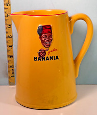 Vintage Rare BANANIA CPC France Yellow Water Pitcher (y a' bon..) picture