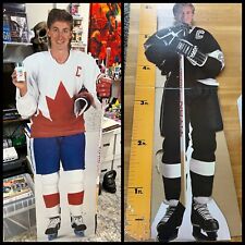 Lot of 2: 80s 90s Wayne Gretzky Vintage Stand Up Cardboard Life Size Gillette picture