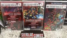 Lot Of 3 Blood Hunt Red Band Poly Edition #1 & 2 Fcbd #1 NM Comics picture