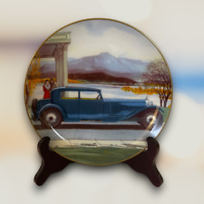 Danbury Mint 1927 Bugatti Royale Collector Plate - Hand Decorated with 22kt Gold picture