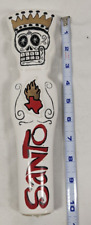 Saint Arnold Santo Beer Ceramic Tap Handle Houston Craft Brewery Htown White picture