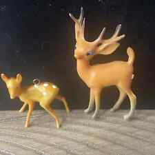 MCM Big Eye Deer Fawn Calf Vintage Miniature Reindeer Celluloid picture