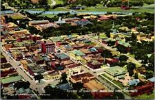 Iowa City IA Airview of Iowa City Iowa and State University Postcard Unposted picture