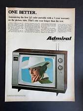 Vintage 1968 Admiral Television Print Ad picture