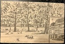 Park Lane Hotel. Green Park Vintage Postcard. London England. picture