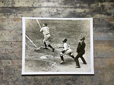 Vintage Babe Ruth Photograph Sepia Batting 8X10 Photo HOF New York Yankees picture
