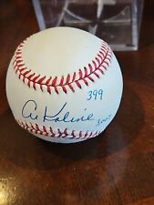 al kaline signed baseball autographed american league ball inscribed hr hit 3007 picture