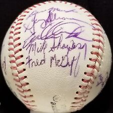 1985 AL CHAMP Toronto Blue Jays Team Signed Ball Pre ROOKIE FRED MCGRIFF Auto picture