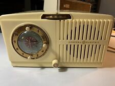 Vintage GE Radio Alarm Clock Model 516F, Ivory ,Radio works picture