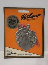 Vintage 1999 Gibson Guitars Christmas / Happy Holidays Pewter Ornament MOC  picture