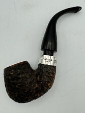 Peterson Dublin Mark Twain Sterling Silver Band Smoking Tobacco Pipe  picture