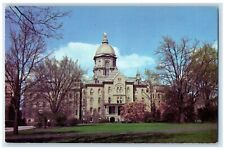c1960 University Notre Dame Main Building Magnolia Notre Dame Indiana Postcard picture