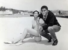 Vintage Press Photo Football, Eusebio, Years Sixties, print 8 5/16x10 5/8in picture