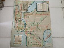 RARE 1961 NY NYC SUBWAY MAP GUIDE BMT IND IRT NYCTA HISTORY JAY STREET BROOKLYN picture