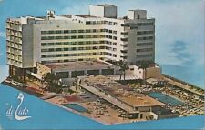 di Lido Hotel Lincoln Road Miami Florida Air Conditioned Vintage Postcard picture