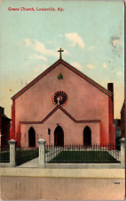 Postcard Posted 1910 Grace Church Louisville Ky picture