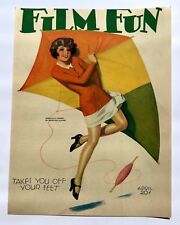 April 1930 Film Fun Magazine COVER ONLY by Enoch Bolles -Actress Bernice Claire picture