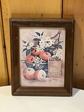 Gail Monroe Baked Apple Recipe Kitchen Wall Art - Vintage picture
