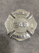 Vintage Obsolete Fireman's Badge #248 Highland Park in Pa. Fire Dept. (Rare)  picture