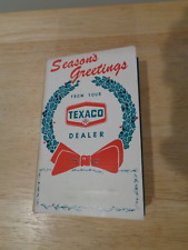 TEXACO OIL COMPANY 1967 SEASON'S GREETINGS CUSTOMER GIFT BOXED LIGHTER FLUID CAN picture