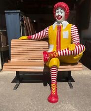 Ronald McDonald Statue Bench Playground Vintage picture