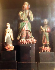 Wooden Asian statues pre-1900 picture
