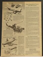 1971 Catalog Ad SSP Racer Pan Am Jet Rescue Copter Comput a Plane Remote Control picture