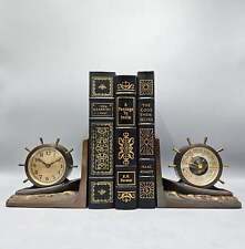Amazing Pair of Antique Chelsea Coppered Bronze Nautical Bookends picture