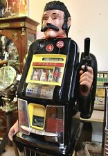 Vintage Bandit Character Mills Slot Machine 25 cent  picture