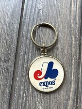 Vintage Montreal Expos 1989 Gold Tone Keychain 2” picture