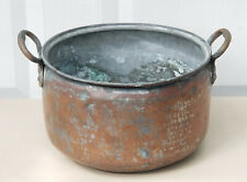 LARGE ANTIQUE c. 1850 COPPER POT WITH TIN LINING ~ 16