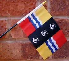 BEDFORDSHIRE SMALL HAND WAVING FLAG 6