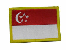 Singapore Country Flag Iron On Patch picture