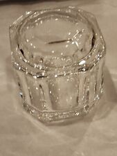 Gorgeous Tiffany Crystal Box With Cover 4” Tall Signed picture