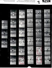 LD362 1977 Orig Contact Sheet Photo CLEVELAND INDIANS BOSTON RED SOX L. TIANT picture