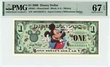 2000 $1 Disney Dollar Mickey Millennium Series PMG 67 EPQ (DIS65) picture