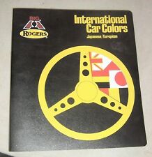 Big A,Rogers,International Car Colors,Japanese,European Imports,1979-1985 picture