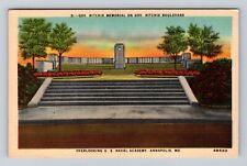 Annapolis MD-Maryland, Ritchie Memorial On Ritchie Boulevard, Vintage Postcard picture