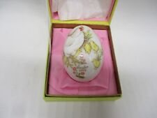 Vintage 1973 Noritake Bone China Easter Egg in Box picture