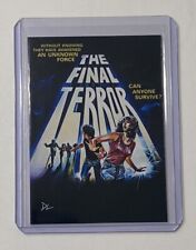 The Final Terror Limited Edition Artist Signed Horror Classic Trading Card 1/10 picture